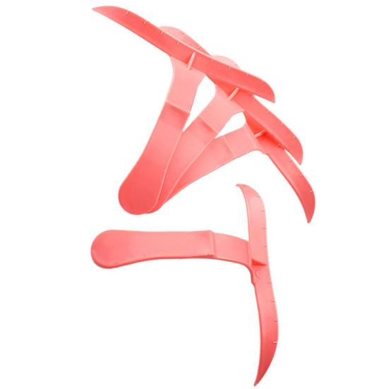 Flat Eyebrow 4Pcs Guide Drawing Ruler Template Model Makeup Cosmetic