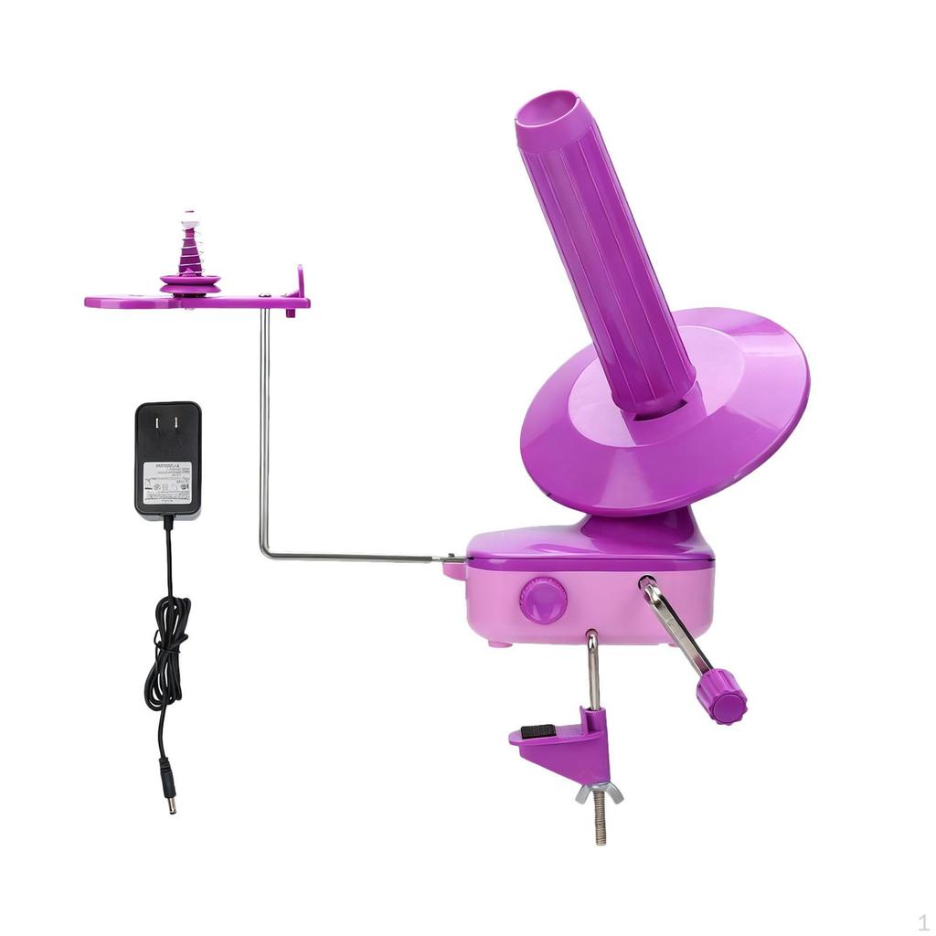 Avvolgitore Elettrico per Filato Dispositivo Avvolgi Filo Domestico Leggero Arrotolatore di Gomitoli Automatico/Manuale