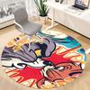 1pc Tom Jerry Office Round Area Rug, Under Office Chairs Bedroom Living Room Home Decor, Room Deco, Available In Various Sizes
