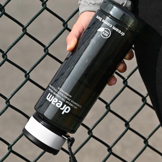 1000ml Sport Bottle Food-grade High Capacity Leak-proof Heat Resistance Drop-resistant Summer Simple Tea