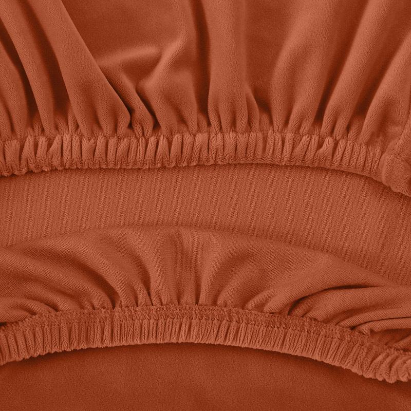 Cover Velvet Chair, Thick Copper Red Velvet
