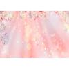 Frühlingsrosa Blumen Hintergrund Glitzer Licht Bokeh Floral Kirschblüte Neugeborenes Baby Porträt Fotografie Hintergrund Fotostudio