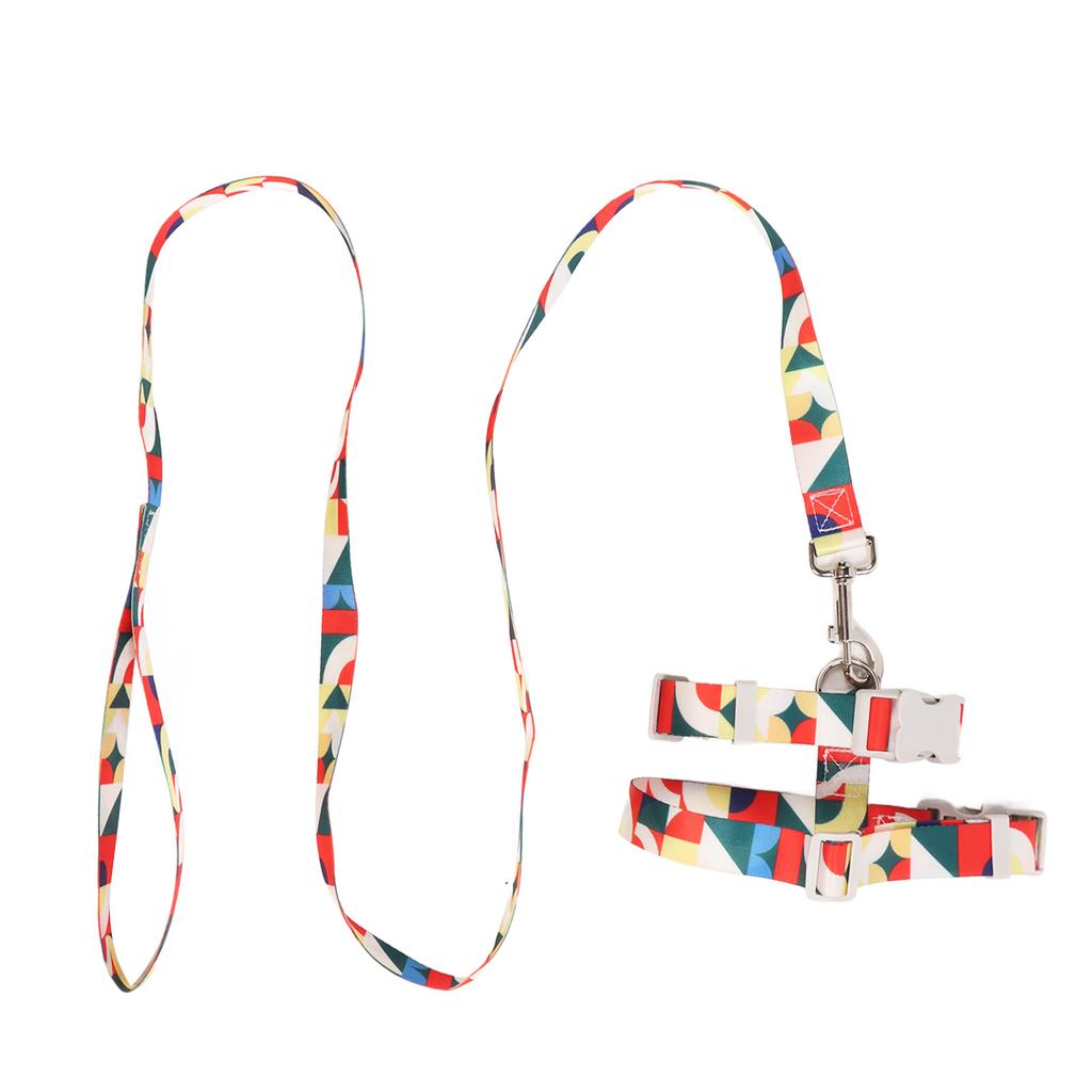 Cat Harness and Leash Set Escape Proof Adjustable Lightweight Cat Harness Traction Rope for Large Small Kittens