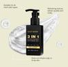 Men's Triple-Action Shower Shampoo 50ml Per Bottle, with Premium Perfume Formula, Deep Cleansing, Long-lasting Fragrance, Instantly Cleanses
