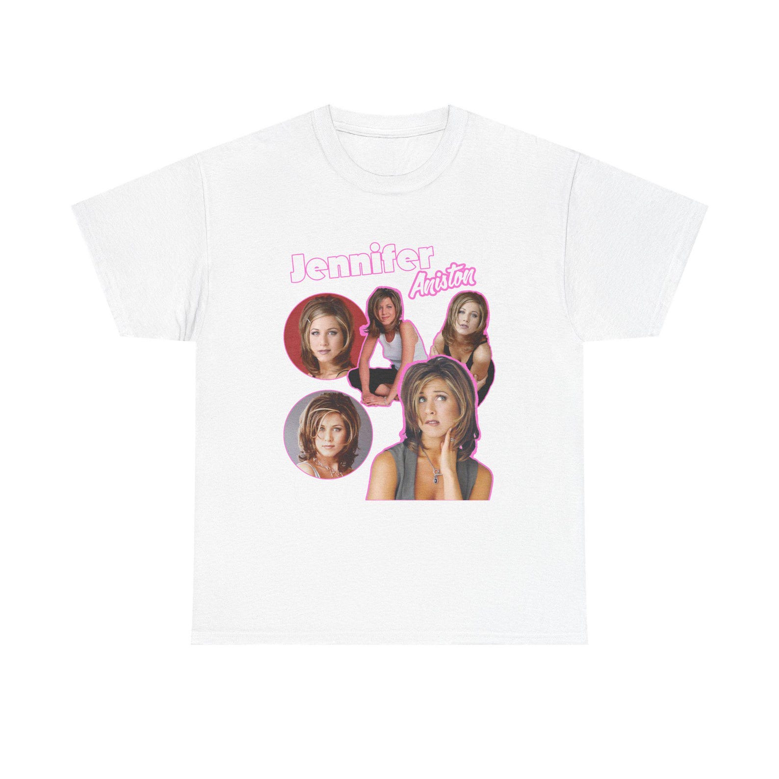 Jennifer Aniston 90s Friends TV Show T-Shirt: Classic Sitcom Fan Tee 3XL
