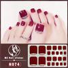 Fake Nails Toenail Sticker 3D Imitation Diamond Manicure Patch Waterproof and Long-lasting Whitening Toenail Sticker Wholesale