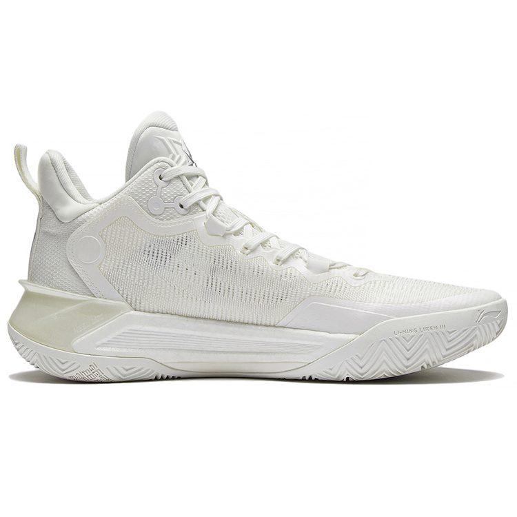 Li Ning Liren 3 White Pearl Textile, Synthetic Leather, TPU ABAS089-1