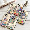 C-Cartoon Illustration Phone Case For iPhone 17, 16,15,14,13,12,11 Plus,Pro Max, Others Soft Black Cover