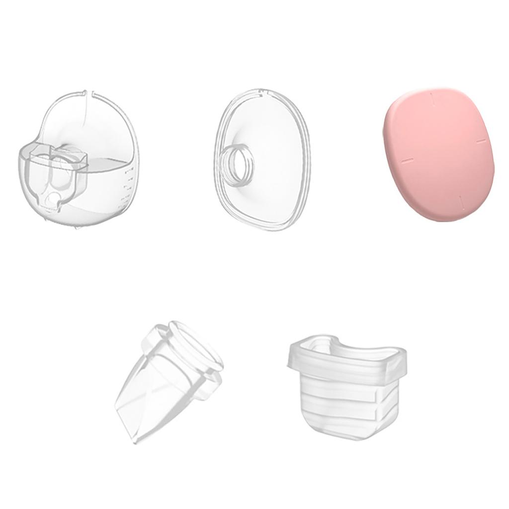 Comfortable Breastfeeding Accessory for S18/S21 Wearable Pumps 27mm/24mm Pump Flange & Valve Soft Silicone Diaphragm