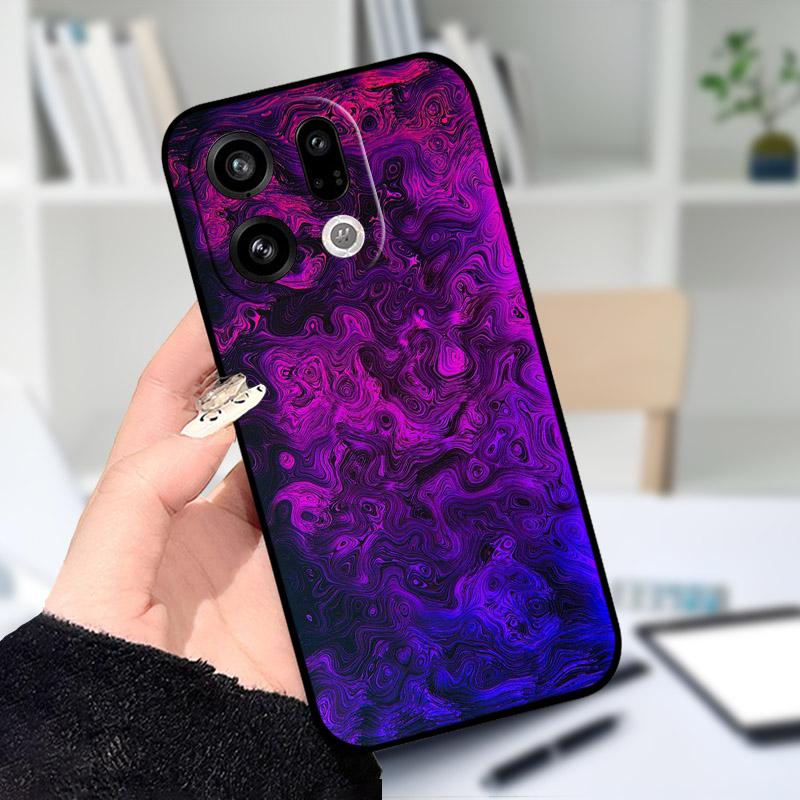 Für OPPO Find X9 X9Pro Hülle Weiches Silikon Schwarzes TPU Schutz-Rückseite Für OPPO FindX9 X 9Pro Handyhülle Stoßfester Stoßfänger