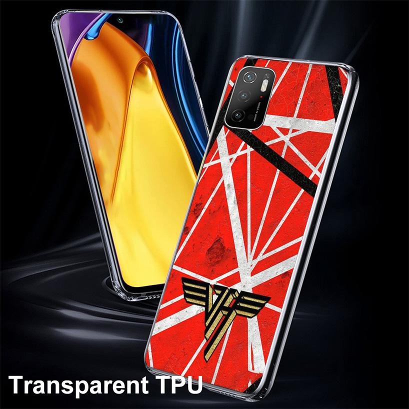 Eddie Van Halen Graphic Guitar Phone Case For Xiaomi Poco X7 X6 X5 Pro F7 Ultra Redmi 15C 15 13C 13 12C 12 10 10A 10C 9 9A 9C 9T