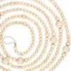 Natural Wooden Bead Strands For Christmas Tree Decors And Gift Wrapping Accent J0MC