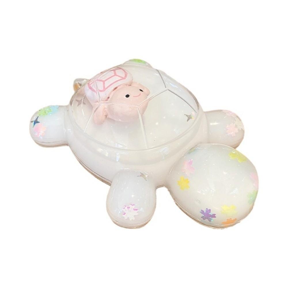 Creative Cartoon Turtle Toy Flash Flowing Sand Miniature Tortoise Statue Tabletop Ornaments