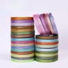 10mm 25Yard Glitter Ribbon Satin Belt DIY Candy Box Gift Packaging Glitter Webbing Halloween Wedding Christmas Decoration Layout