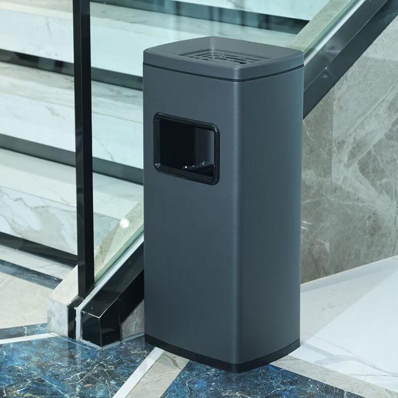 Commercial Stainless Steel Ashtray & Waste Bin
