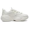 Li Ning Honey Cushioning Slip Resistant Abrasion Resistant Support Low top Chunky Sneakers Women's Ivory AGCT126-1