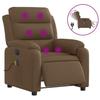 VidaXL Electric Massage Recliner, Relaxation Chair with Backrest, Seat with Armrests, TV Armchair of 3204972