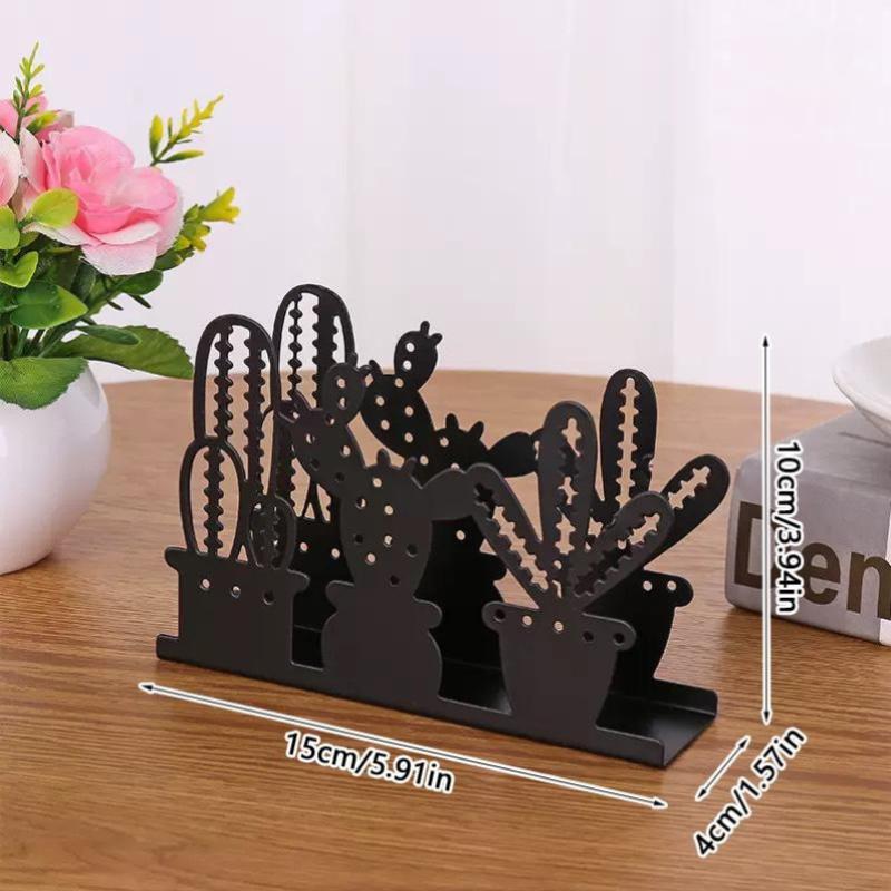 1Pc Elegant Metal For Lotus Flower Napkin Holder - Stylish Kitchen & Dining Tabletop Accessory,Ideal For Home And Restaurant Use
