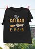 Best Cat Dad Ever Funny Father's Day Cat Lover T-Shirt