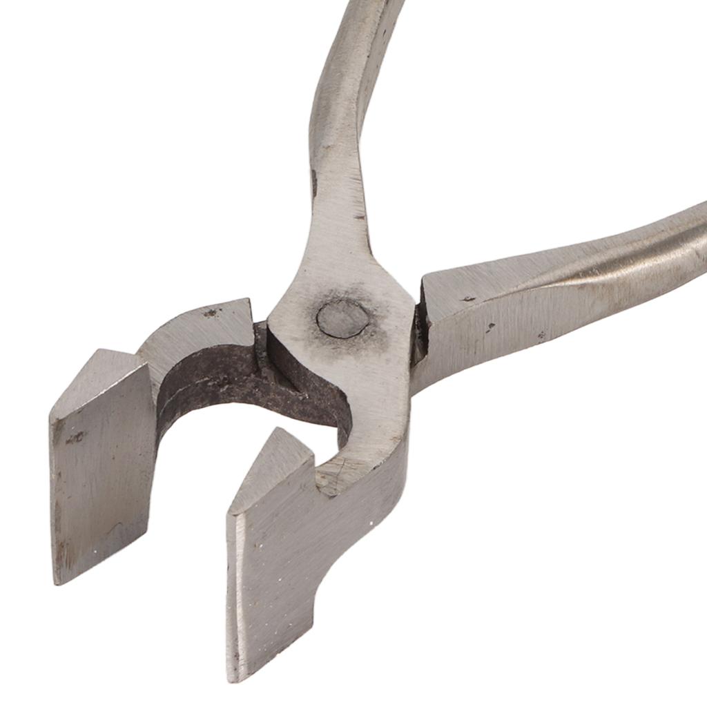 Leather Press Pliers Alloy Steel DIY Leather Craft Flatten Pliers Leather Edge Adjustment Press Flatten Plier for Leather Belt Bag