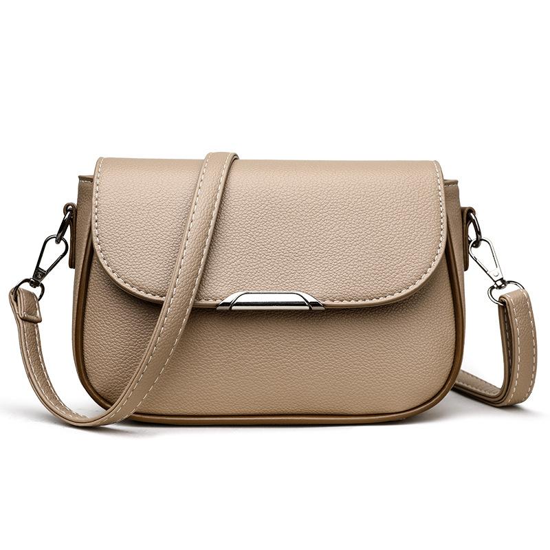 Bag Women's High-value New Big Flip Mailman Small Square Bag Shoulder Messenger Bag Trendy Fashion Versatile Bag