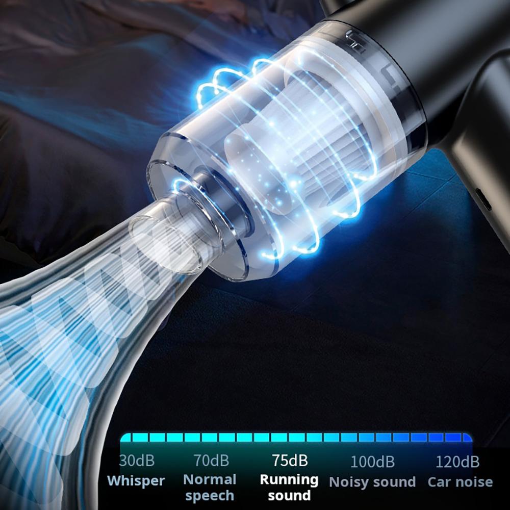 16000Pa Powerful Wireless Vacuum Cleaner 130W Pump High Powerful Wet Dry Dual Use Portable Large Suction Handheld Vacuum Cleaner