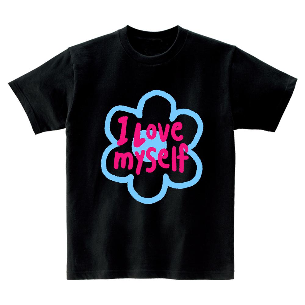Awesome Us I Love Myself In Flower T-Shirts_4Color Cream/M