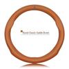 Genuine Leather Steering Wheel Cover for Dongfeng Fengxing S500 - Ultra-thin, Sweat-absorbent, Non-slip, Four Seasons Universal Fit