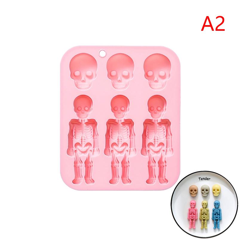 

Хэллоуин Привидение Силиконовая Форма Антипригарная Пищевая Сделай Сам Выпечка Многоячеечная Для Шоколада Желе, Кубиков Льда Печенья Украшение Торта A2