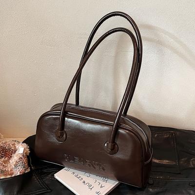 Retro Taška s Veľkou Kapacitou Dámska Módna Trendy Taška cez Rameno Podpazušná Do Práce Bežná Tote Taška