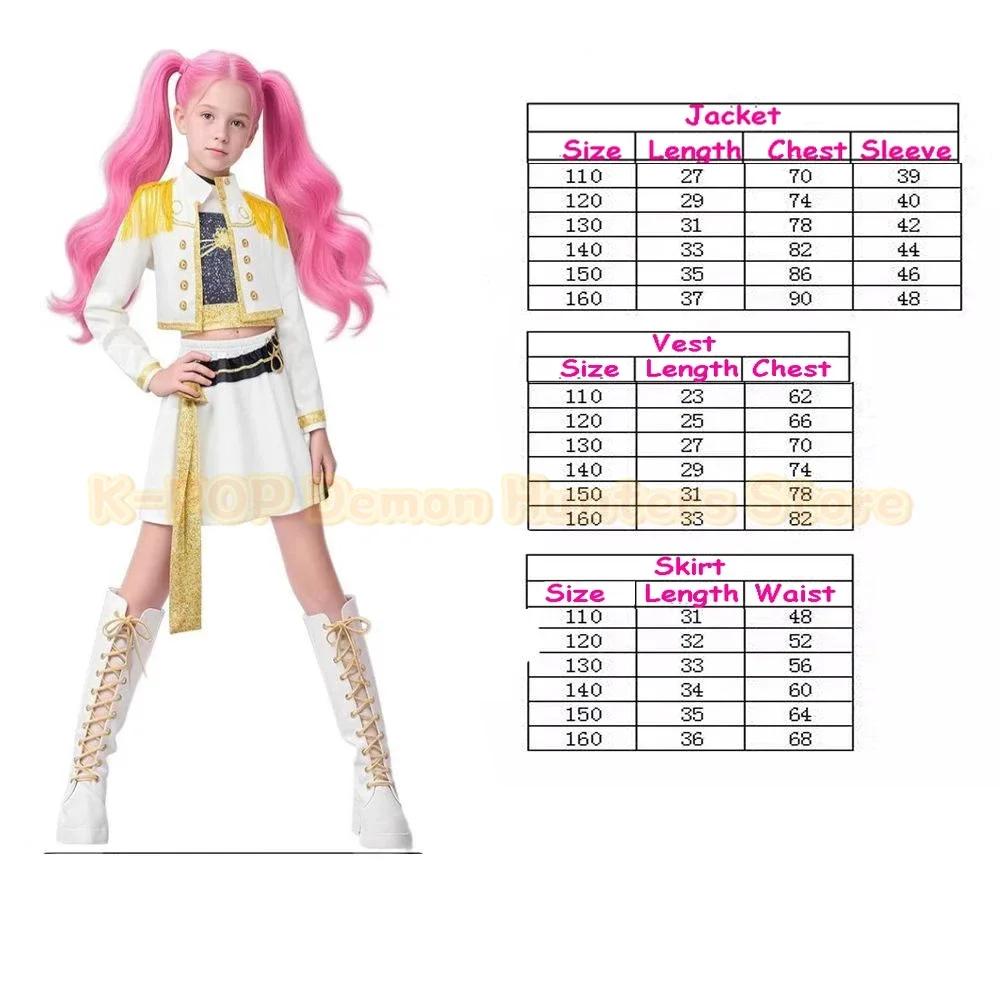 Cosplay Komplettkostümset Anime Idol Bühnenauftritt Kinder Halloween PartyBellissima.Kids Mädchen Kpop Dämonenjäger
