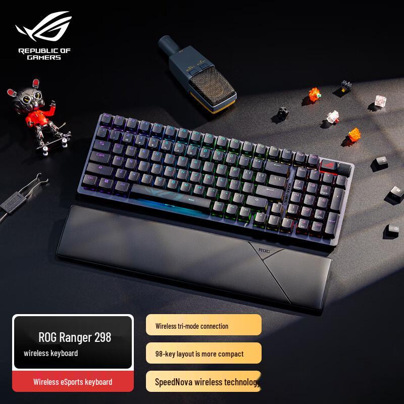 

ROG Ranger 2 98 Wireless Mechanical Gaming Keyboard NX Snow White (Linear)