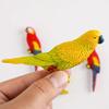1/2PCS Personalized creative rural 3D parrot refrigerator sticker home decoration sticker resin refrigerator sticker decoration