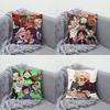 H-Hex s-Squad Pillow Case Print Polyester Fiber 40X40 Cm Home Sofa Throw Cushion Cover Decoration