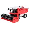 1/24 Alloy Combined Wheat Harvester Model Agricultural Tractor Vehicle Sound and Light Suitable for Collection Kids Toys