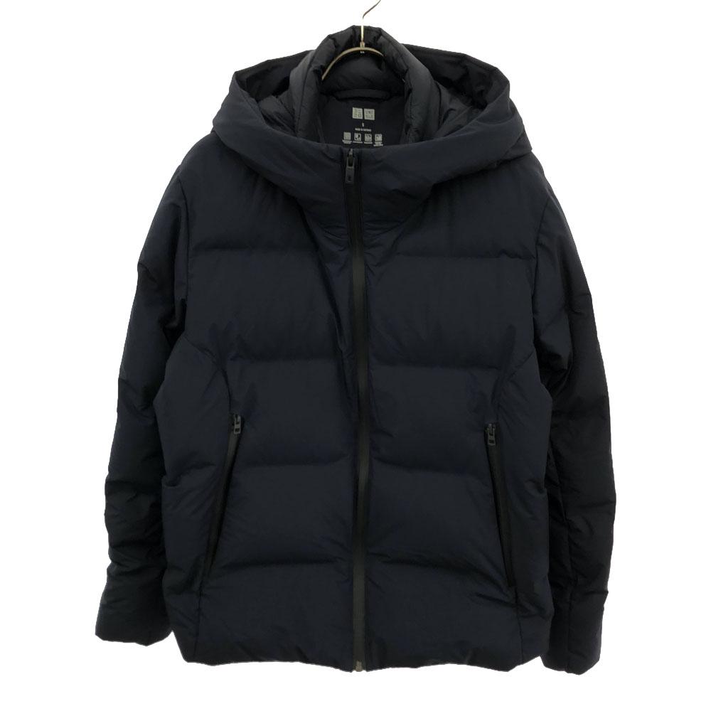 Uniqlo 3D Cut Seamless Down Jacket S Navy Men's Used