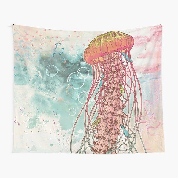 Jellyfish Tapestry Universe Colorful Sea Marine Life Tapestry Bedroom Apartment Dorm Living Room Decor To Hanging Tapestries