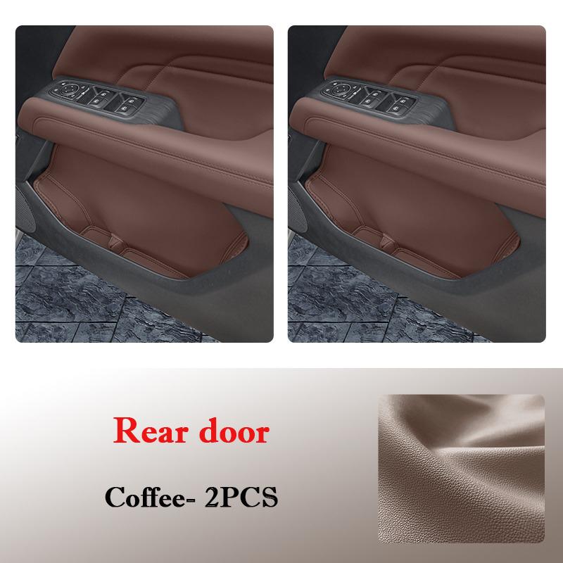 For Haval H9 2026 2026 Car Door Slot Storage Box Leather Protective Pad Cover WaterProof Organize Barrel Interior Accessories