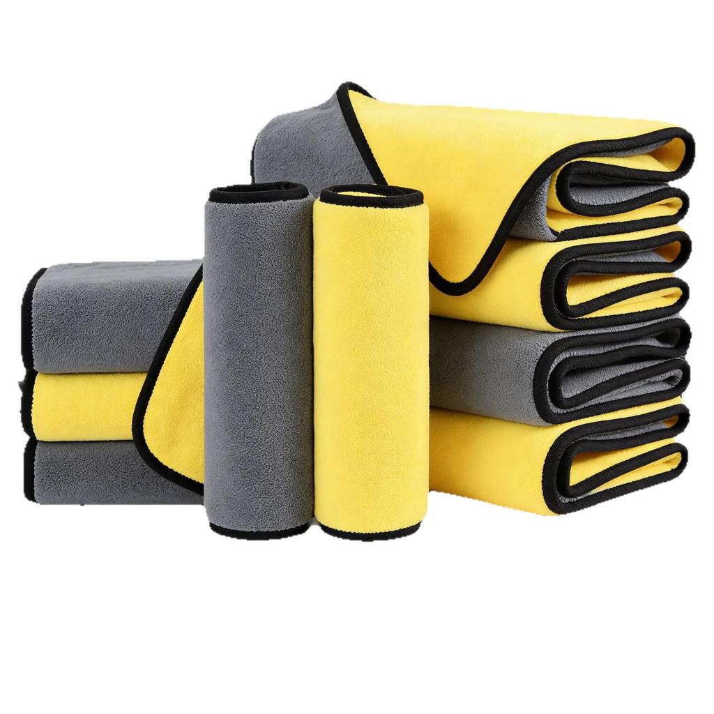 Thickened Lint-Free Car Interior Cleaning Towel - Absorbent Glass & Interior Wipe
