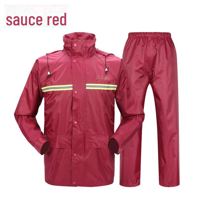 Combinaison imperméable double couche Paradise pour adulte avec logo personnalisé