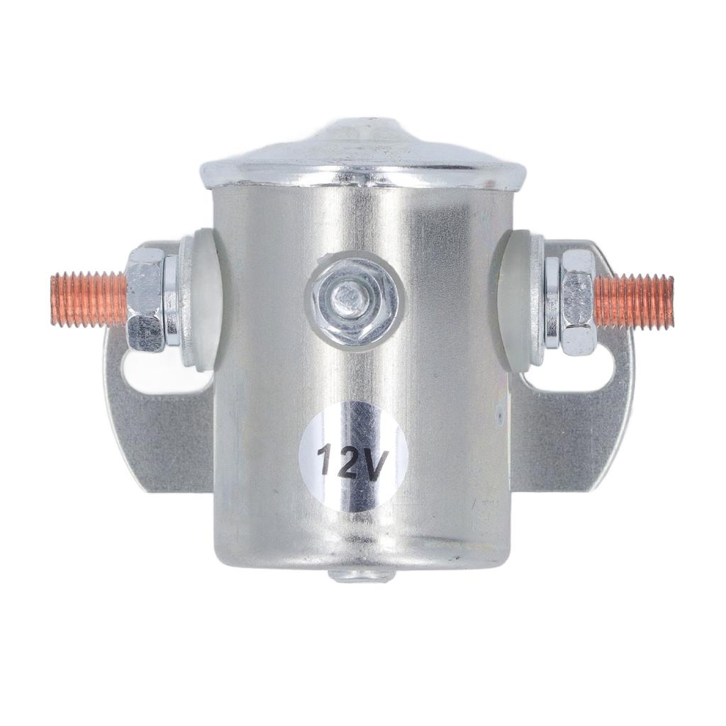 Start Relay 3 Head Terminal Block Solenoid Starter Oil Pump Magnetic Switch Relay 200A 12VDC
