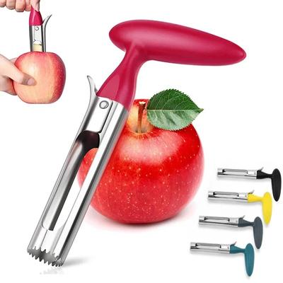 1Pc Premium Apple Corer Acciaio inossidabile Apple Pears Core Remover Strumento Fruit Cutter Seminatrice Affettatrice Coltello Utensili da cucina per verdure