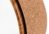 Chelien Yoga Wheel Foam Roller 33cm x 13cm Ring Fitness Flexible Cork Wood Grain Inner (Simple + Wheel)