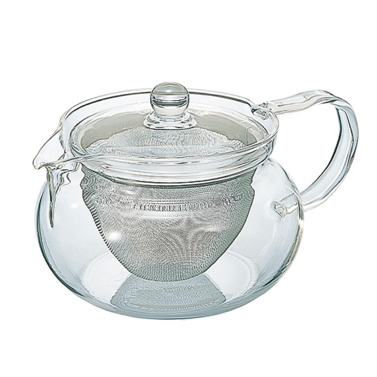 

HARIO Chacha Teapot, Round, 450ml Capacity, Heat-Resistant Glass, CHJMN-45T