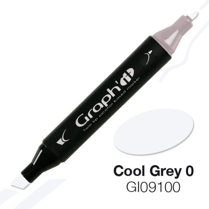 Marqueur à l'alcool Graph'it 9100 Cool Grey 0