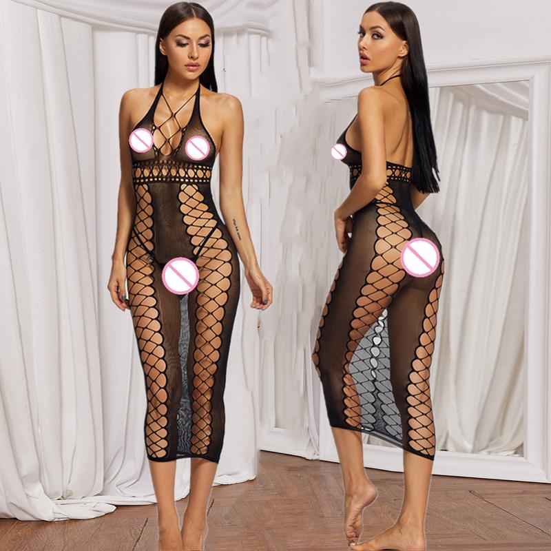 130 estilo fishnet bodysuits catsuit feminino transparente aberto virilha roupas sexuais ver através do corpo meias malha lingerie erótica quente