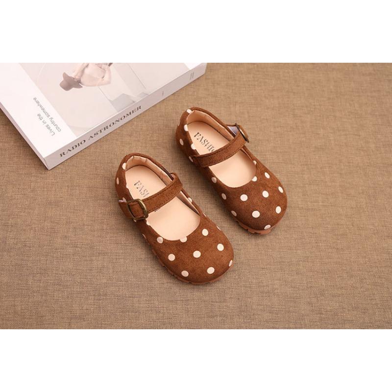 Soft Sole Comfortable Princess Leather Shoes For Little Girls Kids