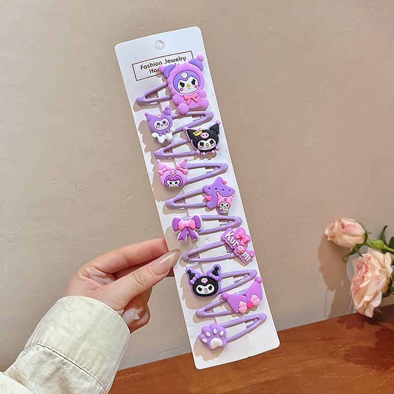 Children'S Kulomie Cartoon Hairpin Headgear Girls Broken Hair Bangs Clip Little Girl Side Hair Accessories