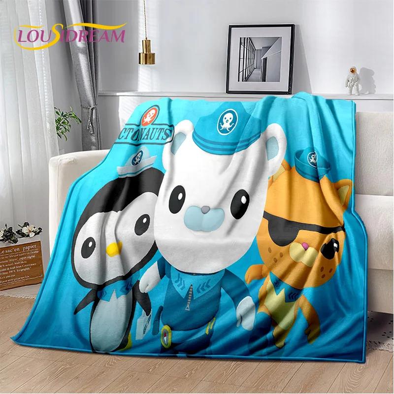 Coperta Bambino Carina The Octonauts Barnacles, Morbida Coperta Plaid per Casa Camera da Letto Letto Divano Picnic Viaggio Ufficio Coperta