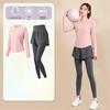Women's High-End Short-Sleeve Sport T-Shirt & Fitness Set - Breathable, Quick-Drying Yoga and Running Wear